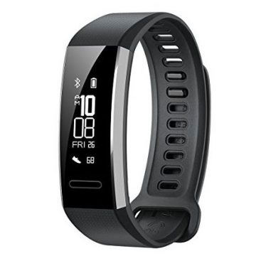 Huawei Band 2 Pro AllinOne Activity Tracker Smart Fitness Wristband | GPS | MultiSport Mode| Heart Rate | Sleep Monitor | 5ATM Waterproof Black
